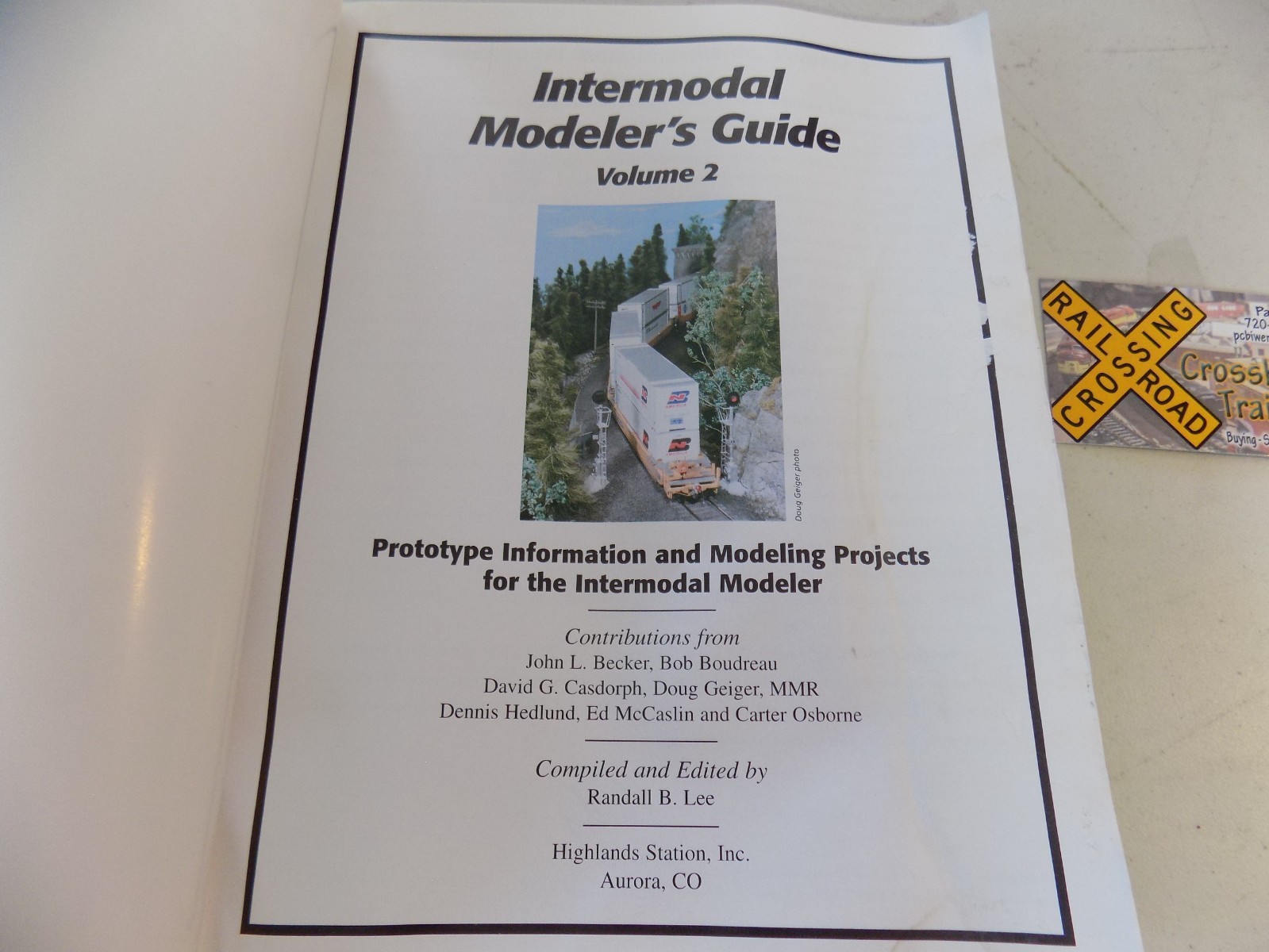 Intermodal Modeler’s Guide vol2; Randall B Lee; Highlands Station 1997 (032008)