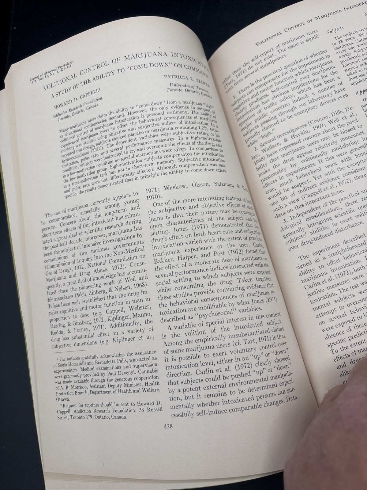 1973 Journal Of Abnormal Psychology Vol 82 1-2-3 APA Behavior Drug Treatment