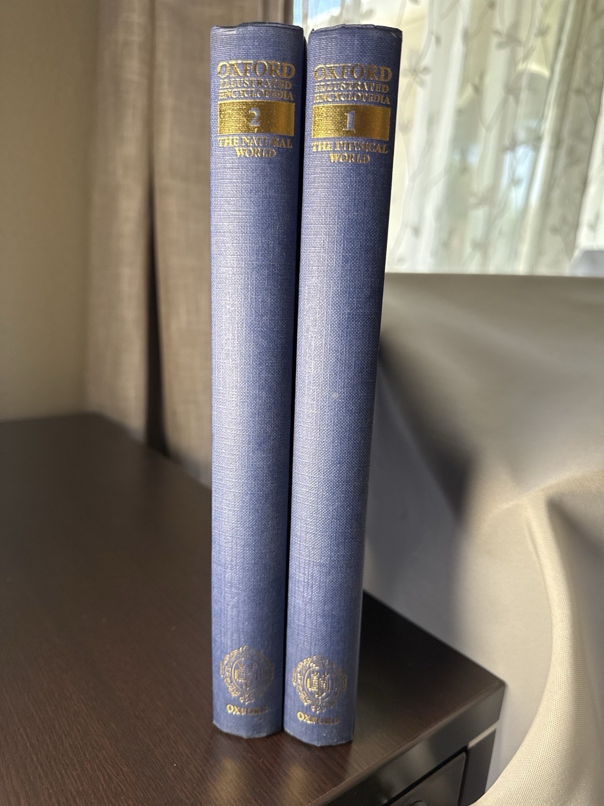 Oxford Illustrated Encyclopedia Vol. 1 & 2 | Physical & Natural World | 1985 HC