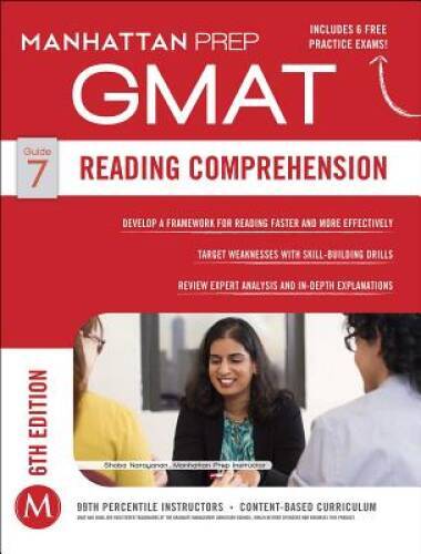 GMAT Reading Comprehension (Manhattan Prep GMAT Strategy Guides) – GOOD
