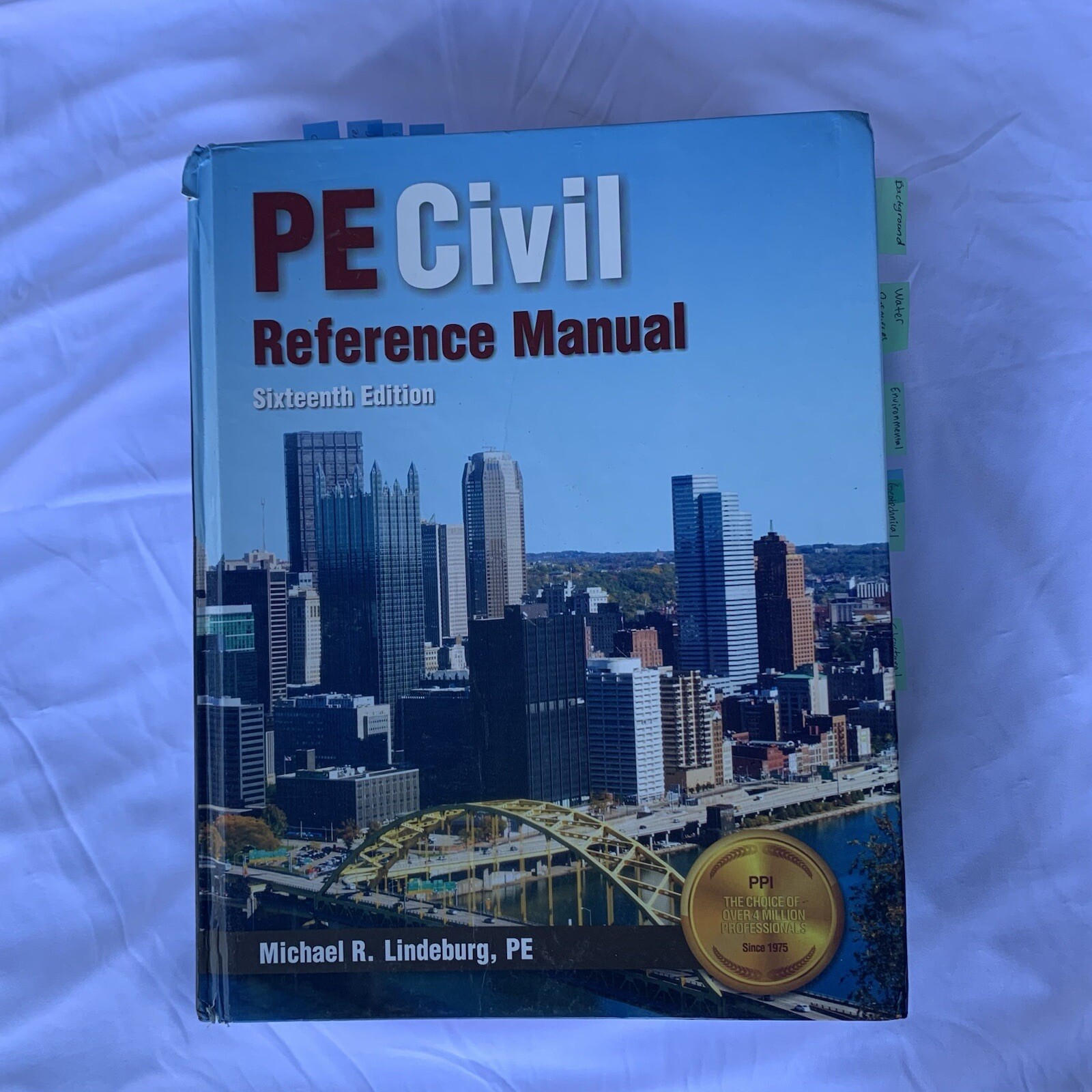 PE Civil Reference Manual Sixteenth 16th Edition Hardcover 2019 Lindeburg