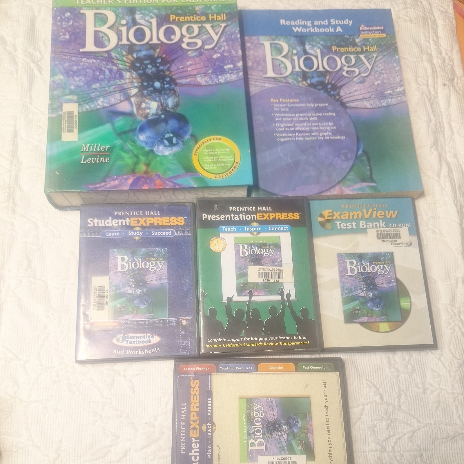 Prentice Hall Biology Homeschool Curriculum Megabundle Teacher Ed Workbook 10CDs