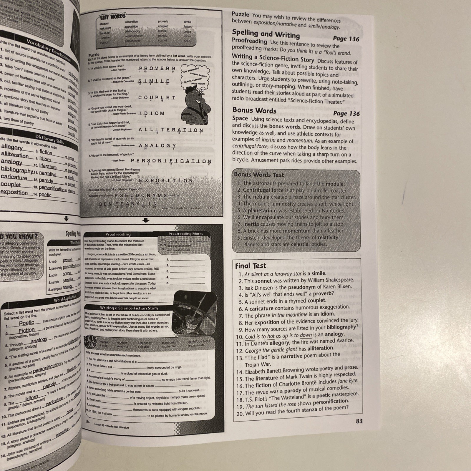 Spelling Workout: Level H – Paperback By Phillip K. Trocki – No Writing