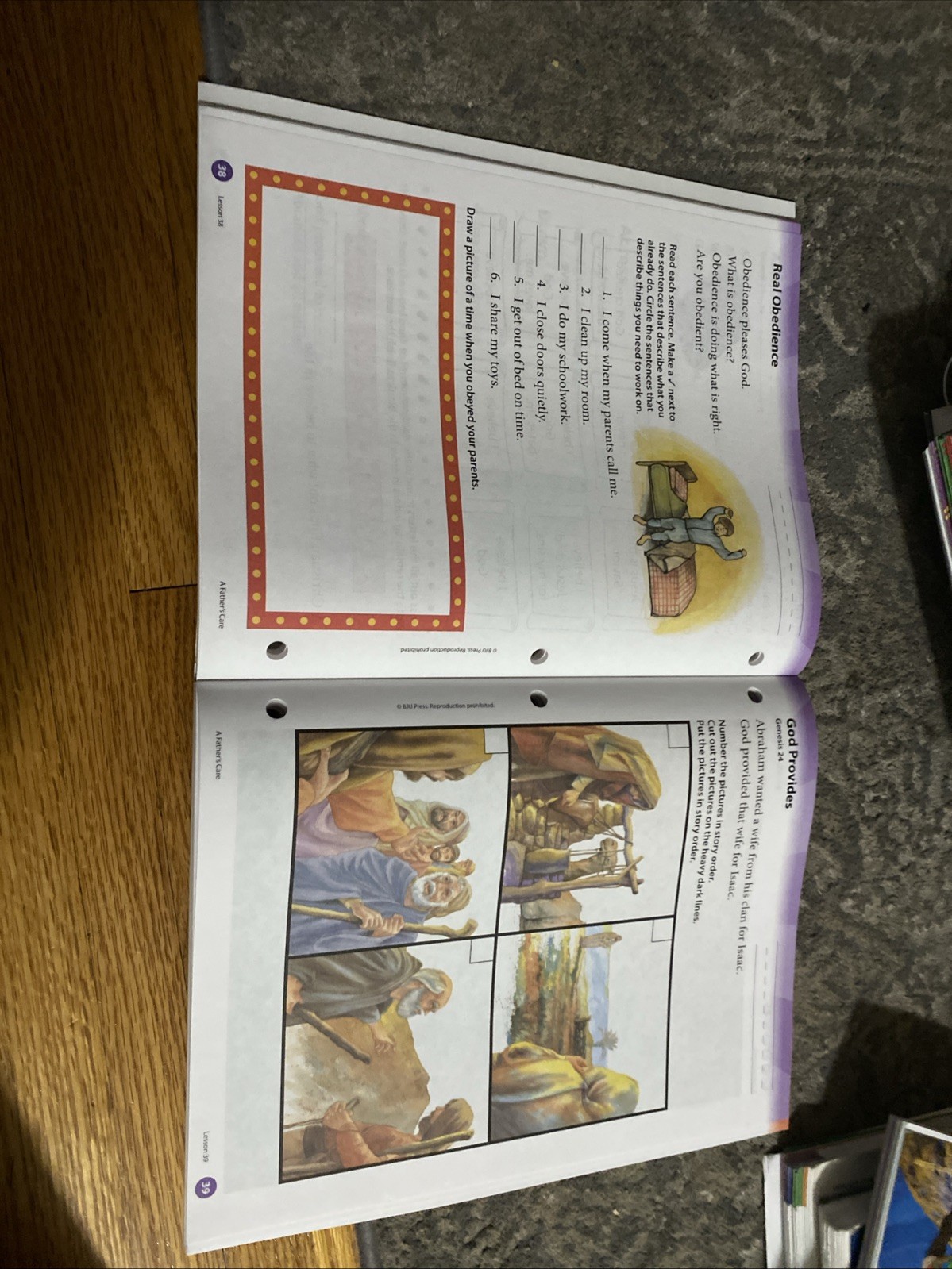 BJU Press Bible Truths 1: A Father’s Care Student Worktext – Fourth Edition 2016