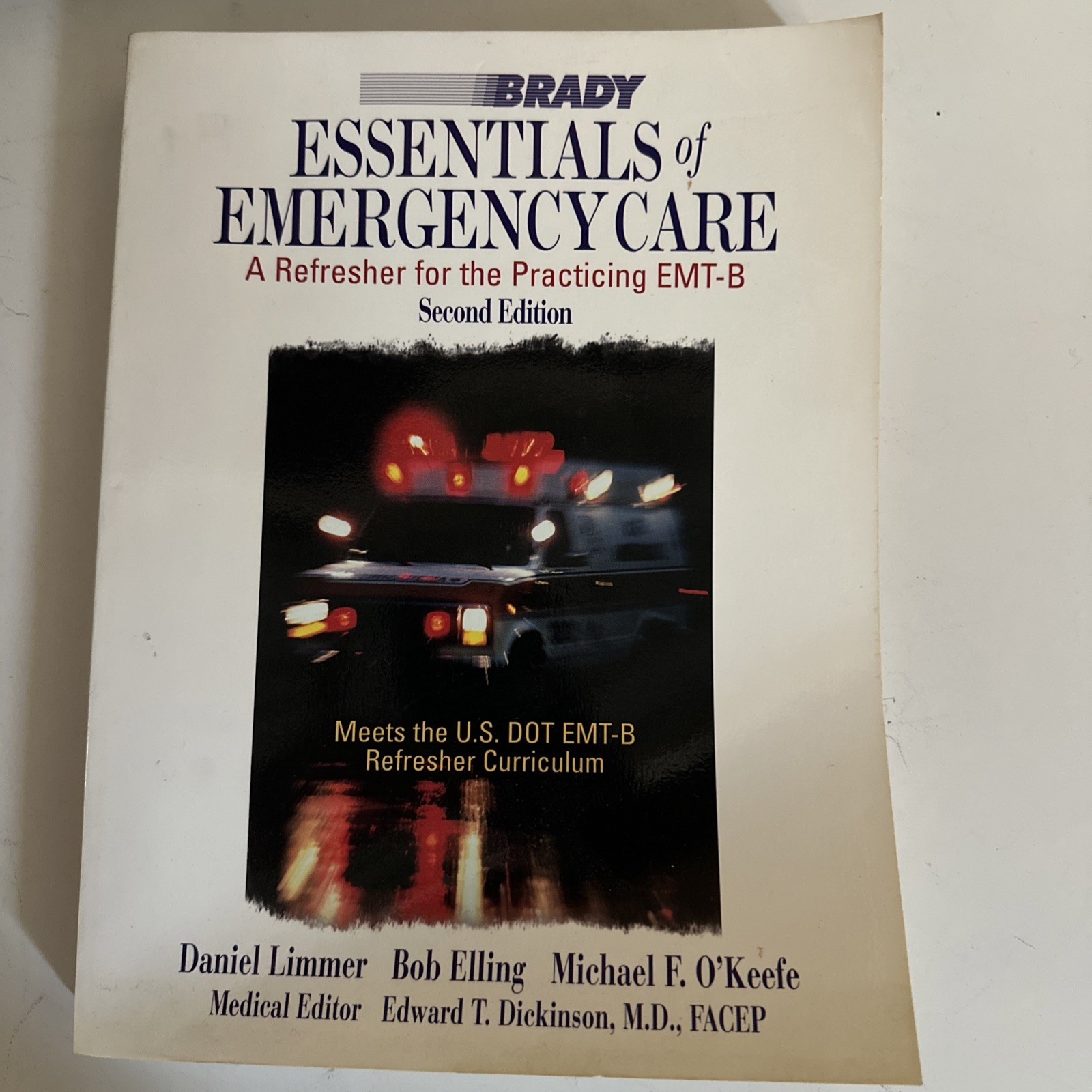 Essentials of Emergency Care 2nd – Paperback, by Limmer Daniel Elling. Used.