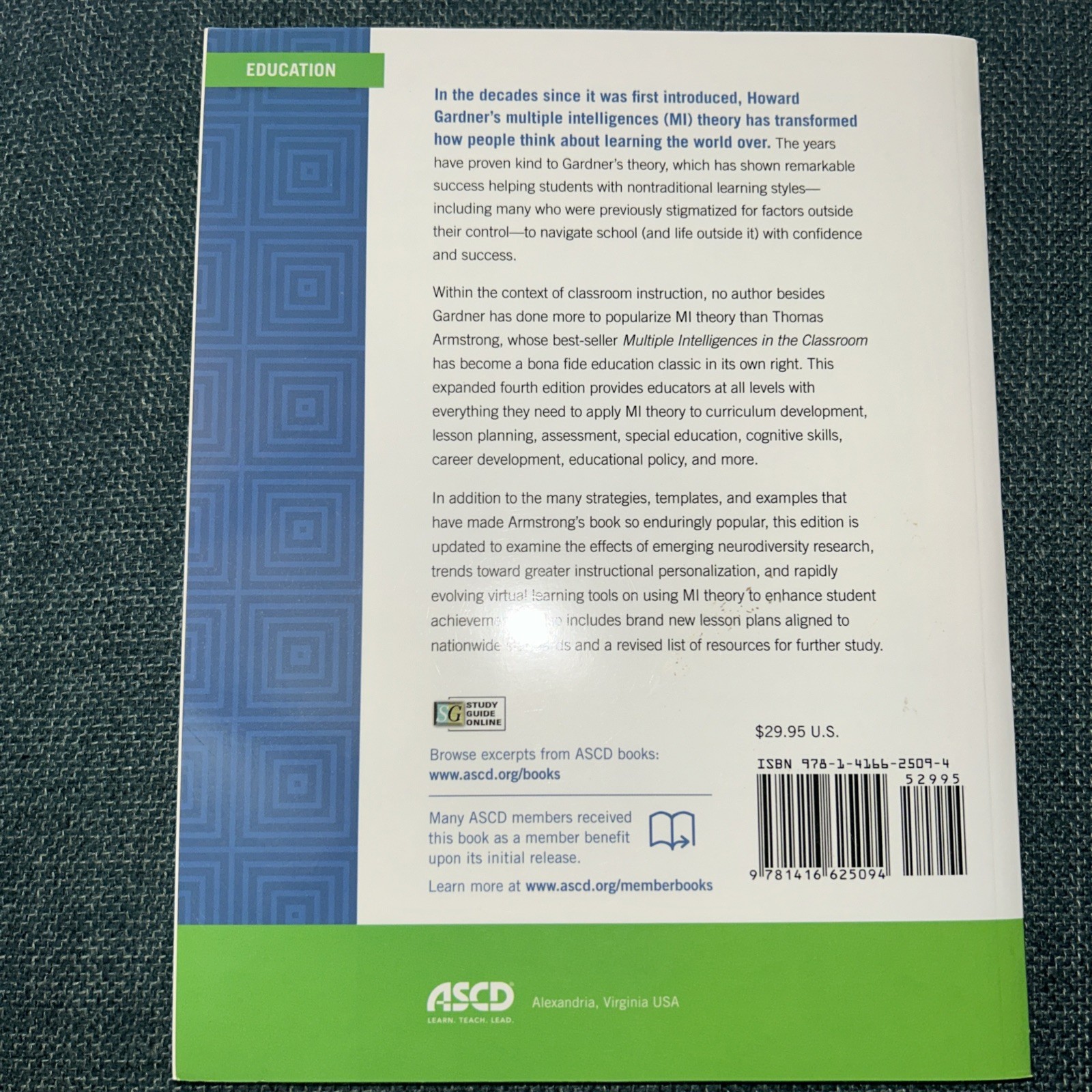 Multiple Intelligences in the Classroom, 4th Edition by Thomas Armstrong L2