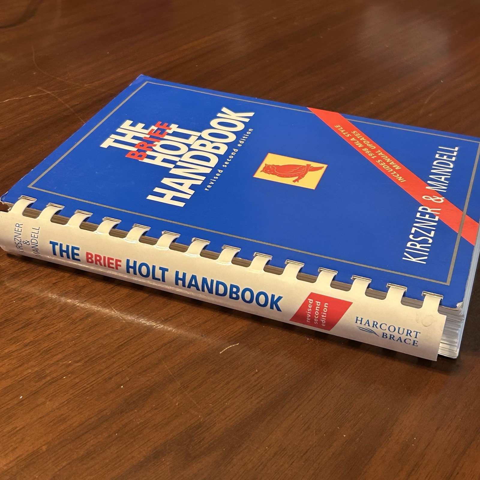 BRIEF HOLT REVISE 2nd Edition – Plastic Comb by Kirszner 1995 – ACCEPTABLE