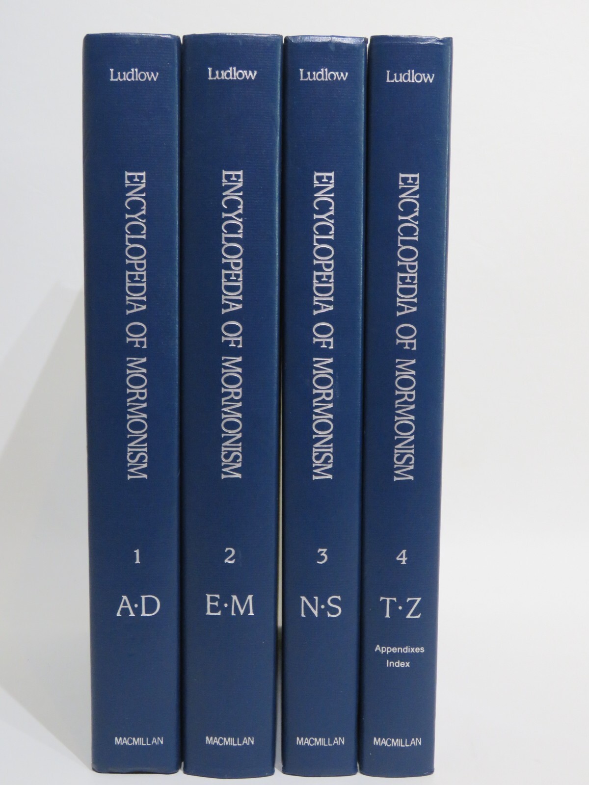 LDS Book Lot “Encyclopedia of Mormonism” 1992 Daniel H. Ludlow