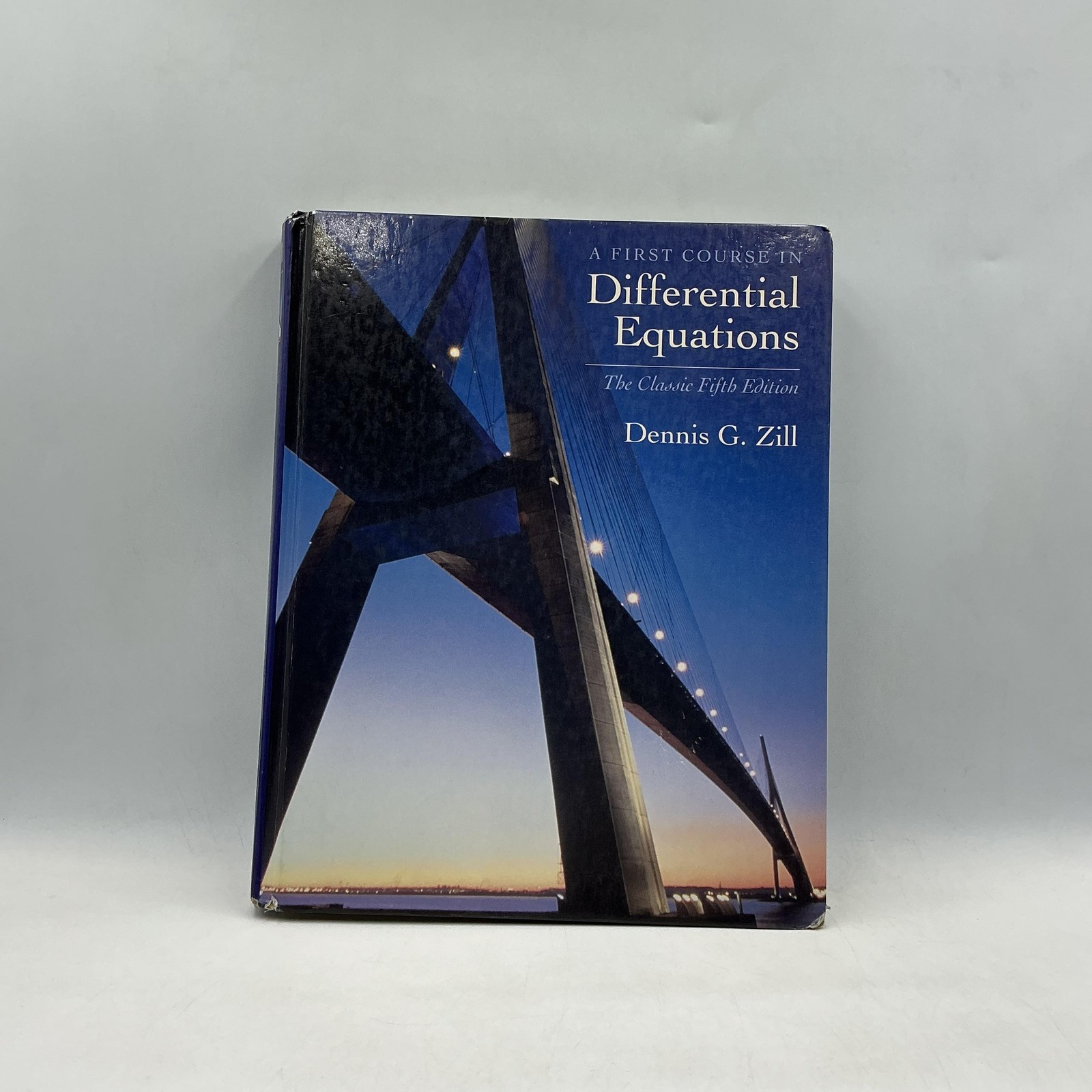 First Course In Differential Equations Dennis G Zill Brooks/Cole HC Blue 2001