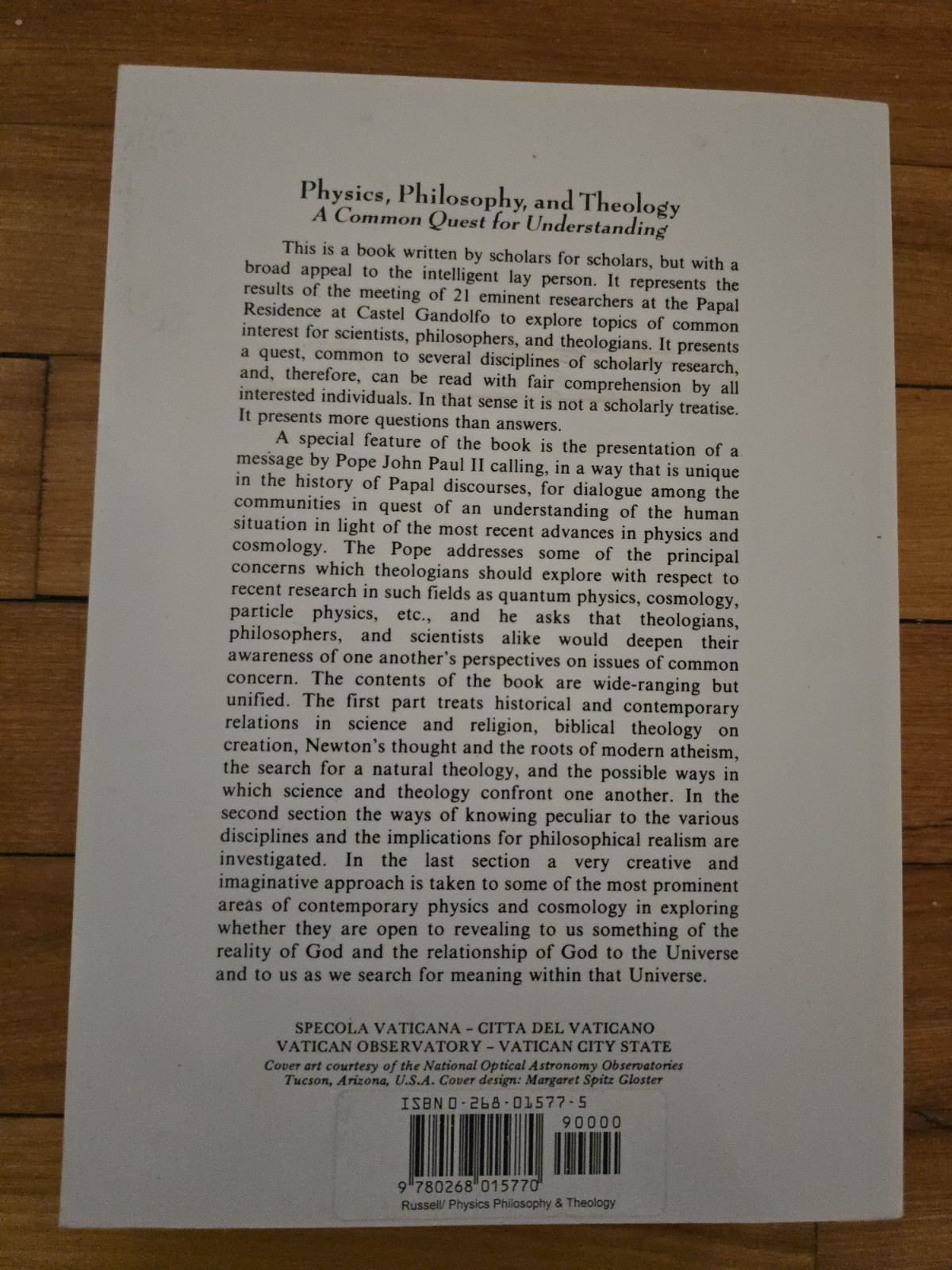 Physics, Philosophy, and Theology by Russell, Stoeger, and Coyne