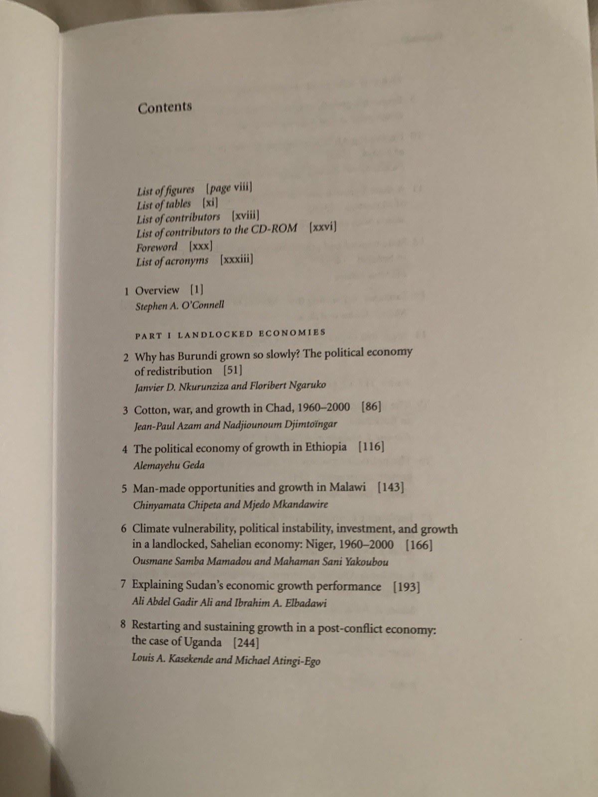 The Political Economy of Economic Growth in Africa 1960-2000 Cambridge Univ