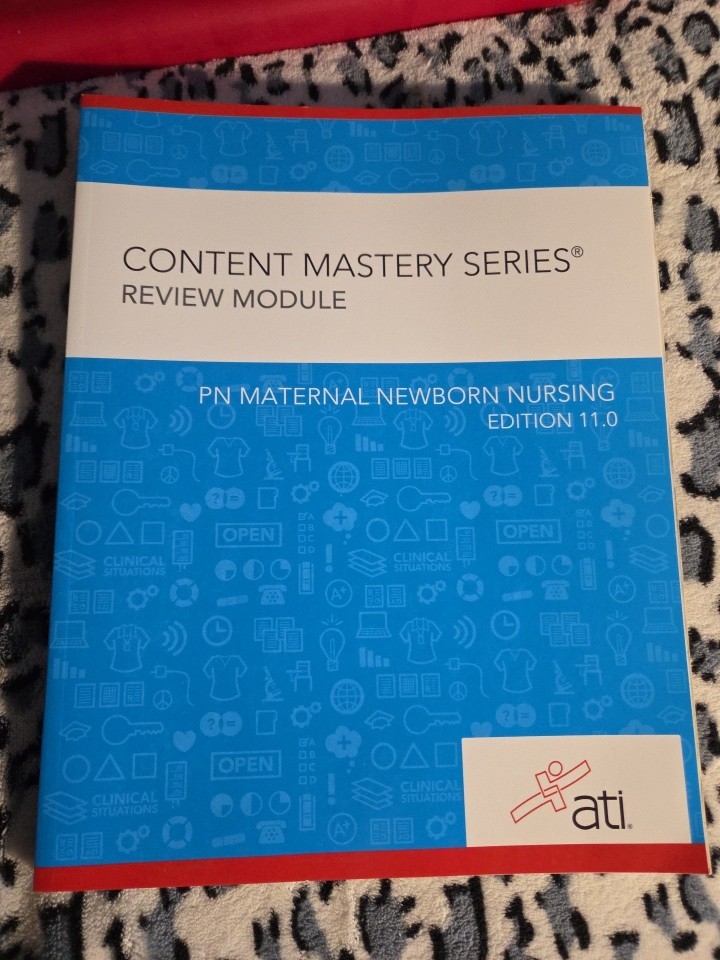 ATI Content Mastery PN Maternal Newborn Nursing Review Module Ed 10.0 Softcover