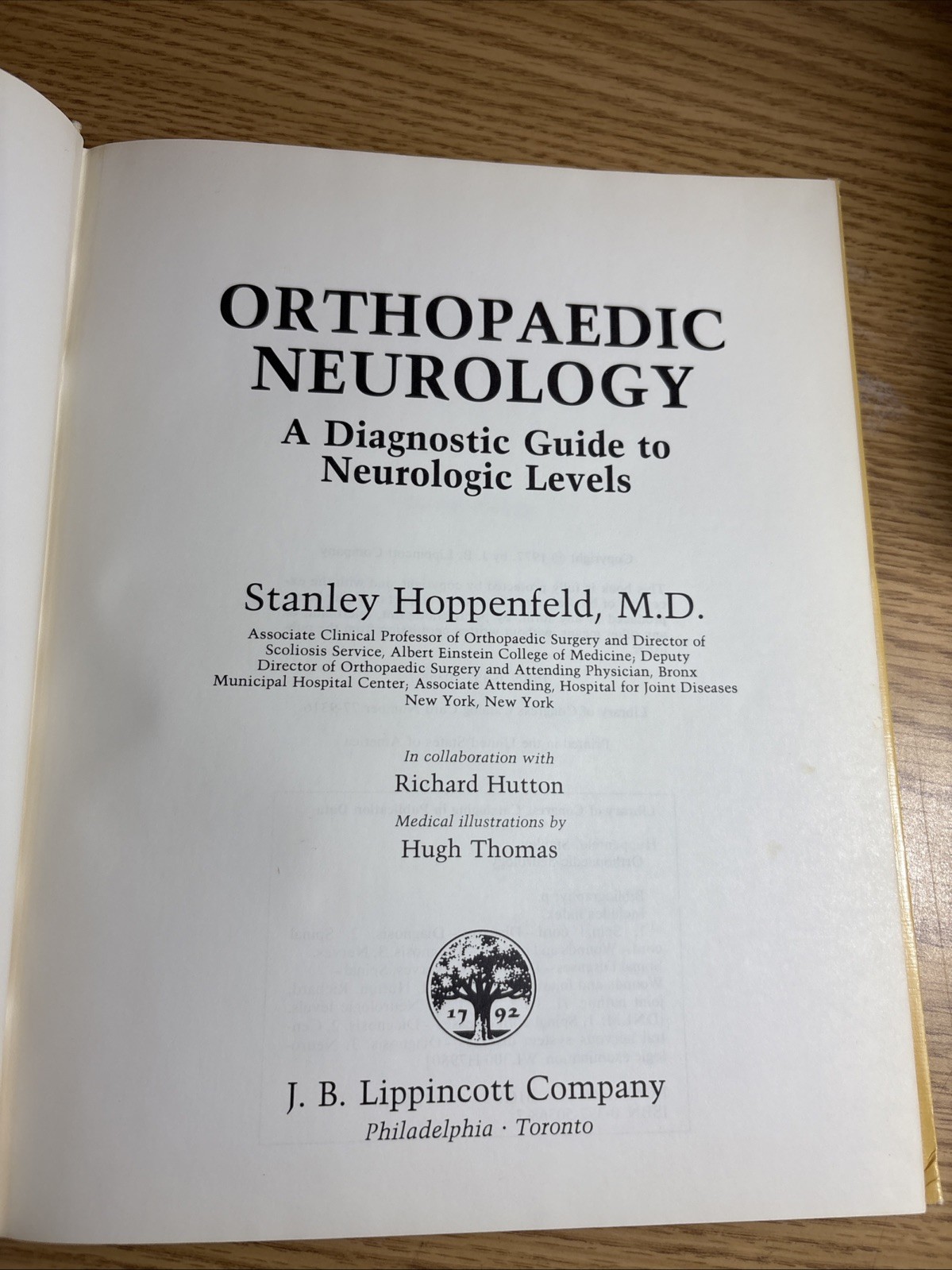 Orthopaedic Neurology : A Diagnostic Guide to Neurologic Levels Hardcover 1977