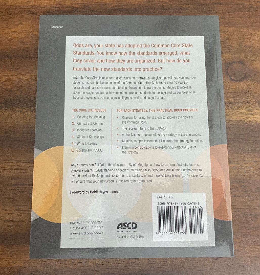 Professional Development Ser.: The Core Six : Essential Strategies…TPB