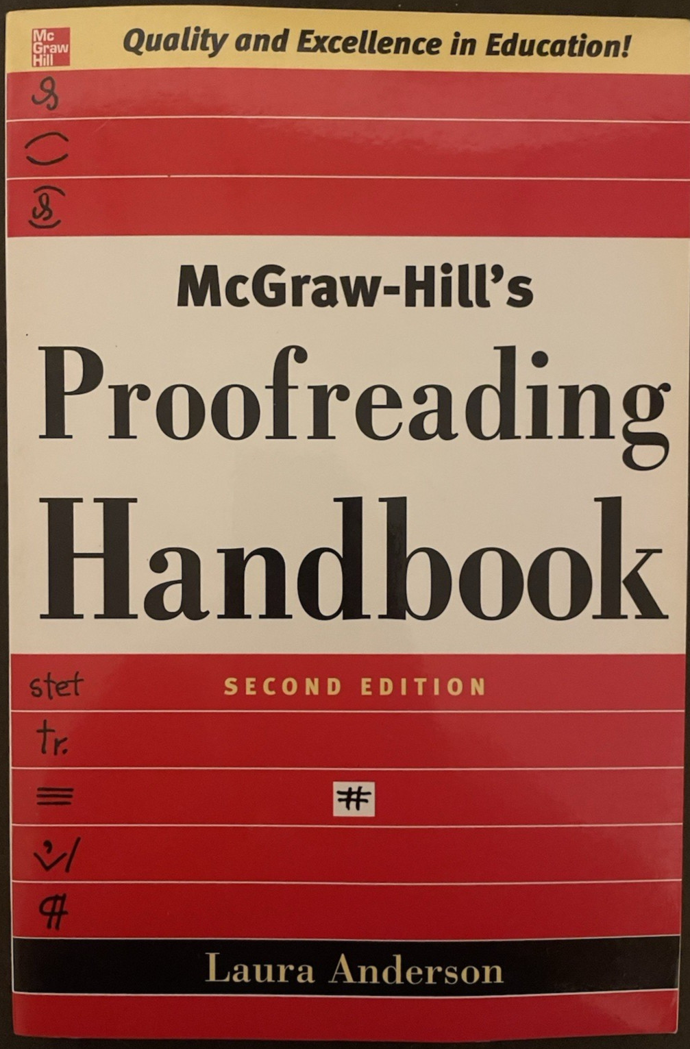 McGraw-Hill’s Proofreading Handbook by Laura Killen Anderson (2005, Trade PB)