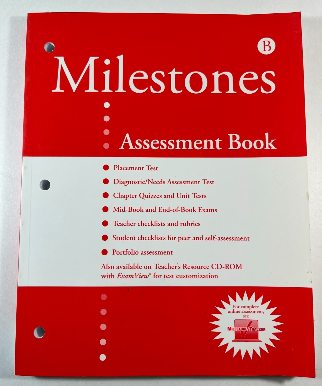 Milestones Level B 2009 2 Book Student/Teacher Set Heinle Cengage 1424008883 ELL