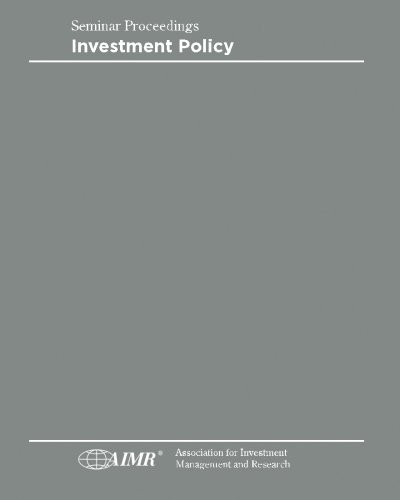INVESTMENT POLICY By Charles D. Ellis & Jan R. Squires **BRAND NEW**