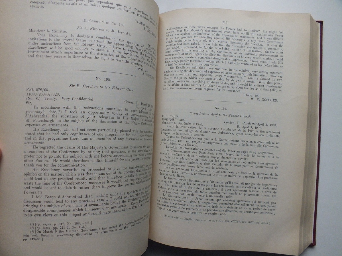 British Documents on the Origins of the War 1898-1914 Vol. VIII: Arbitration