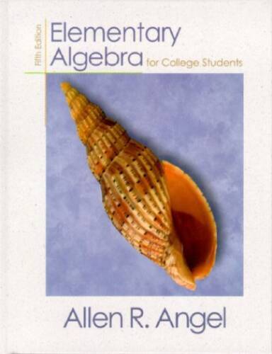 Elementary Algebra for College Students (5th Edition) – Hardcover – GOOD