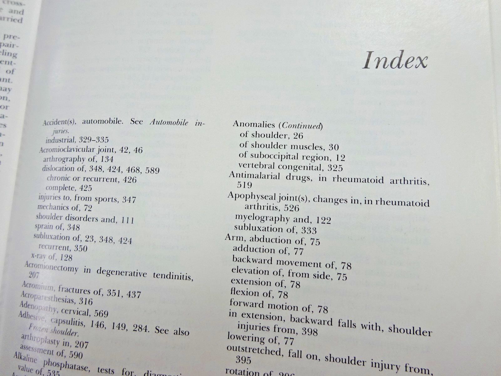 The Shoulder and Neck James E Bateman 1972 618 pages, lots of pics, Very Good