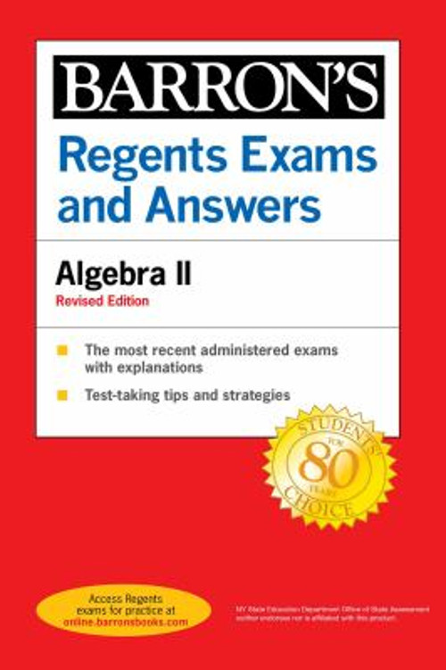 Regents Exams and Answers: Algebra II Revised Edition Paperback