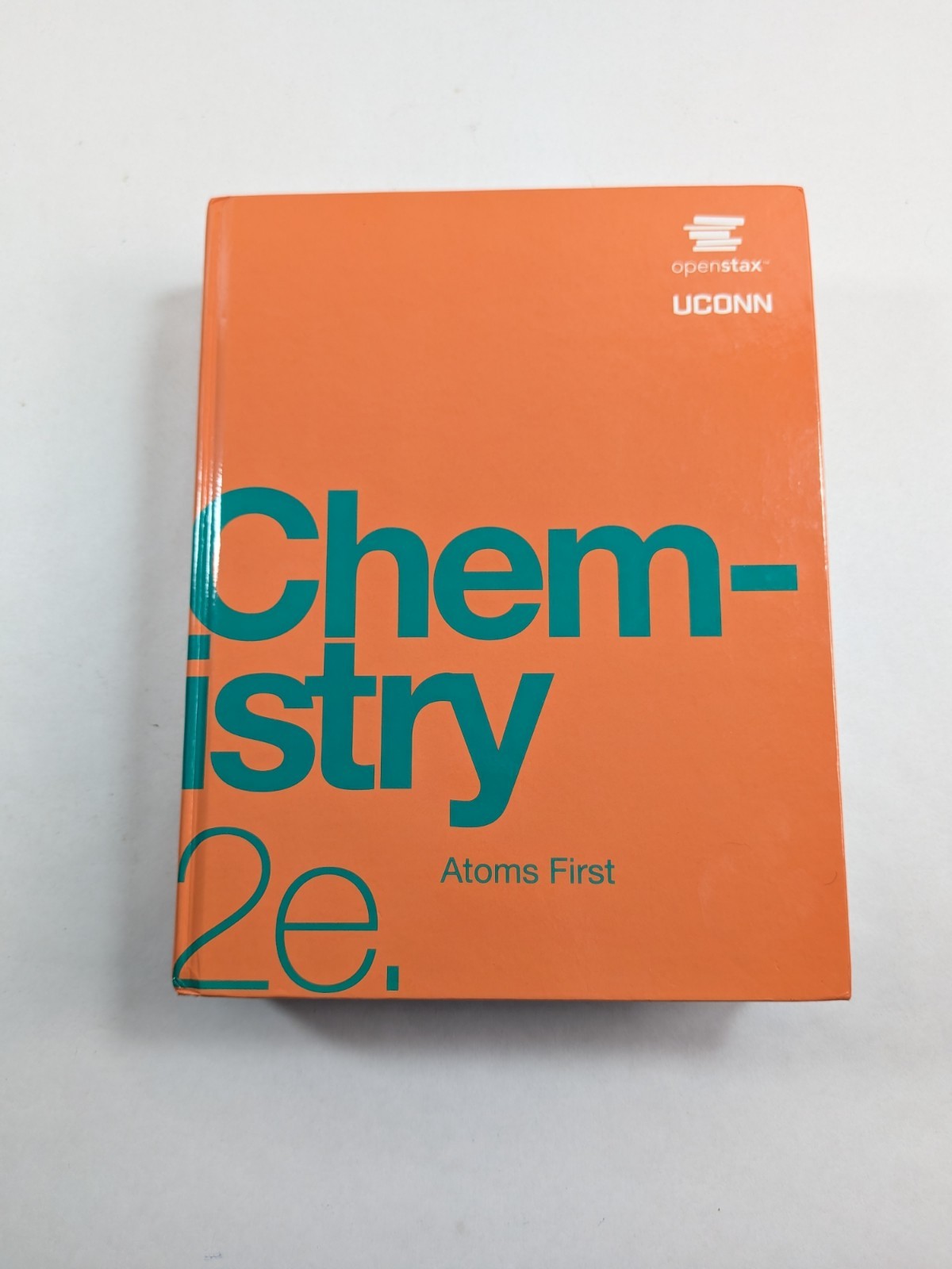 OpenStax UCONN Chemistry Atoms First 2nd Edition Hardcover 2019 Color Version