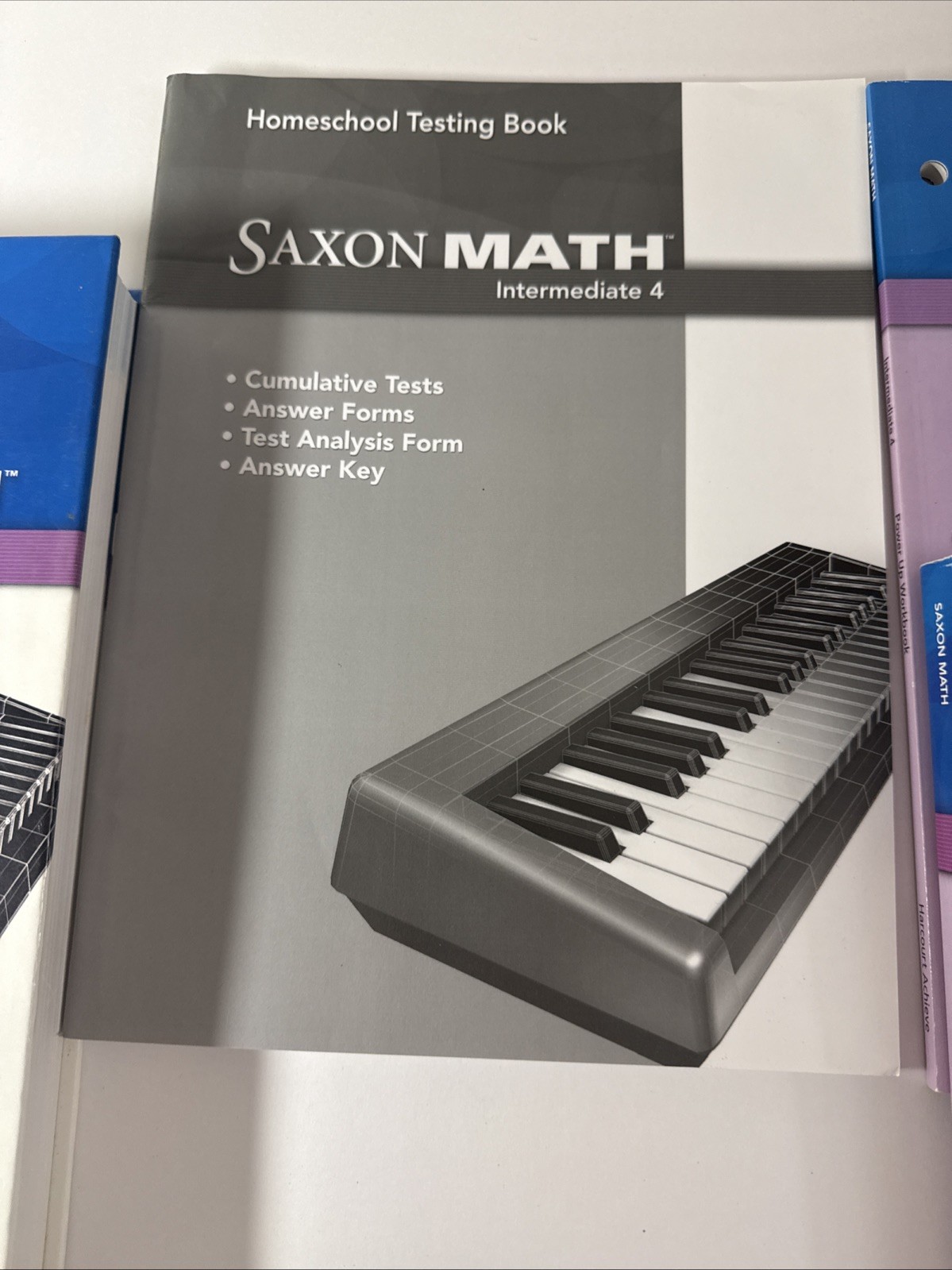 Saxon Intermediate 4th Grade, Student Edition, Tests, Wkbk, Solution, 5 Books ✅