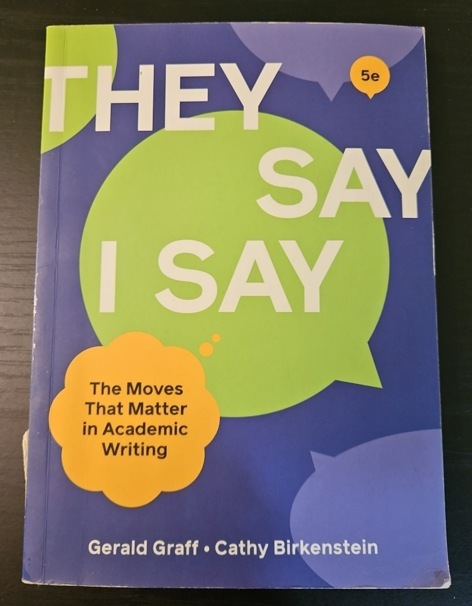They Say / I Say – 5th Ed Graff / Birkenstein Paperback VERY GOOD