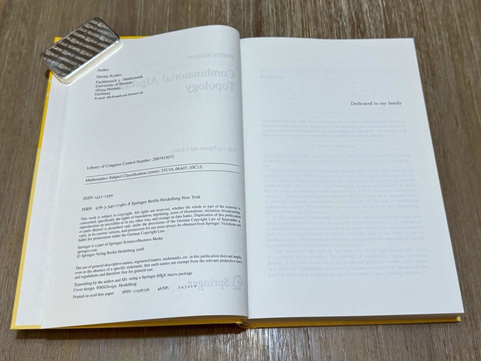 Combinatorial Algebraic Topology, Hardcover by by Dmitry Kozlov 2007 HC