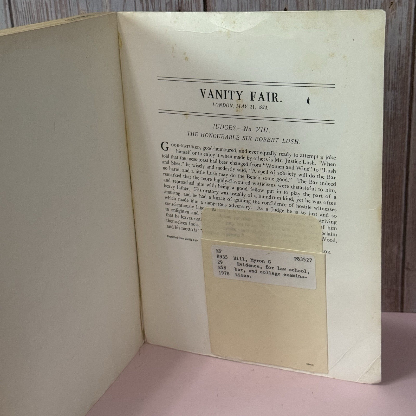 Evidence, Rossen and Sogg, Smith’s Review, the Legal Gem Series 1974 Law