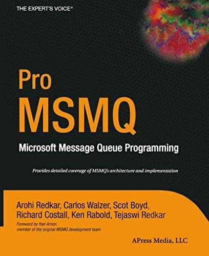 Pro MSMQ: Microsoft Message – Paperback, by Redkar Arohi; Rabold – Very Good