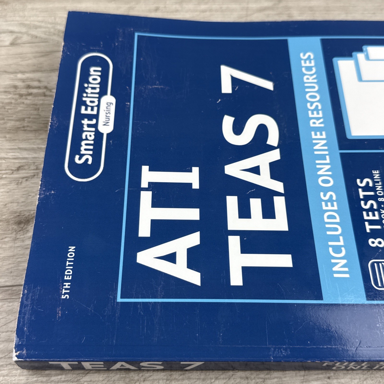 ATI TEAS 7 Study Guide Smart Edition 5th Ed Online + Book