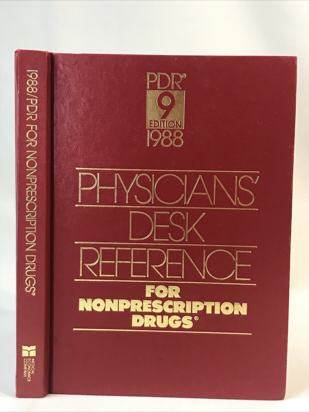 Vintage Medical Books Physicians’ Desk Reference PDR Edition 9 1988 Hardcover