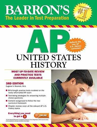 Barron’s AP United States – Paperback, by Resnick M.A. Eugene – Very Good