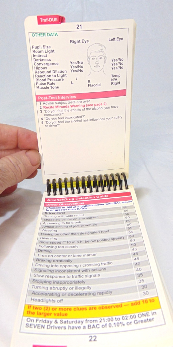 LAW ENFORCEMENT FIELD GUIDE By Informed & Eric Swanson Spiral pocket size