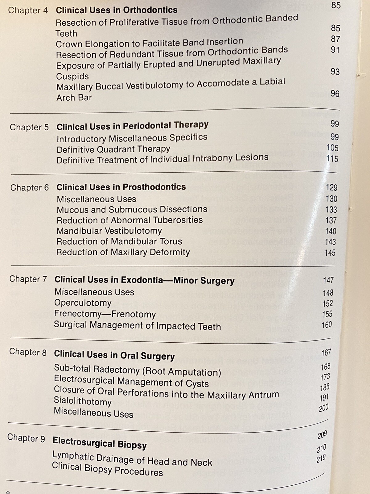 Color Atlas of Oral Electrosurgery Maurice J Oringer Hardback 250 Pages 1984
