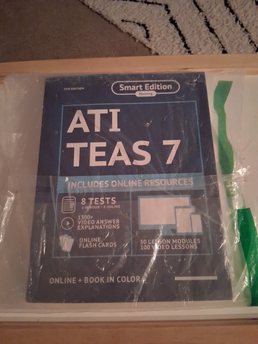 ATI TEAS 7 (5th Edition) Nursing Smart Edition Book Im Color + Online 2025 New