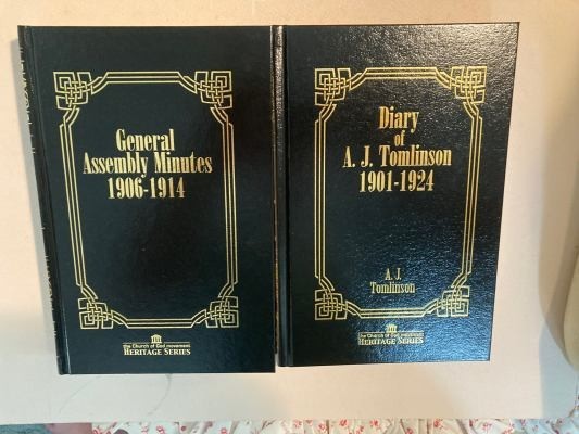 Diary of AJ Tomlinson 1901-1924 / COG General Assembly Minutes 1906-1914