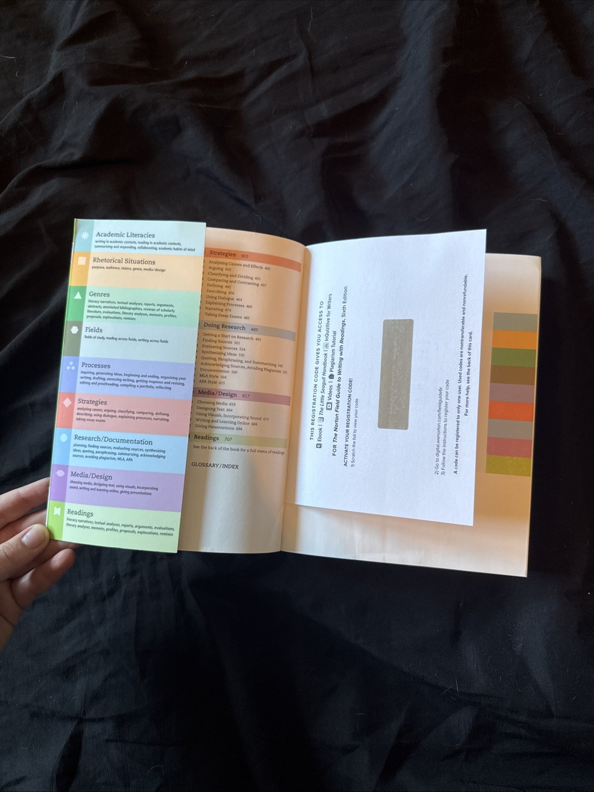 The Norton Field Guide to Writing with Readings 6E Paperback Unused Access Code