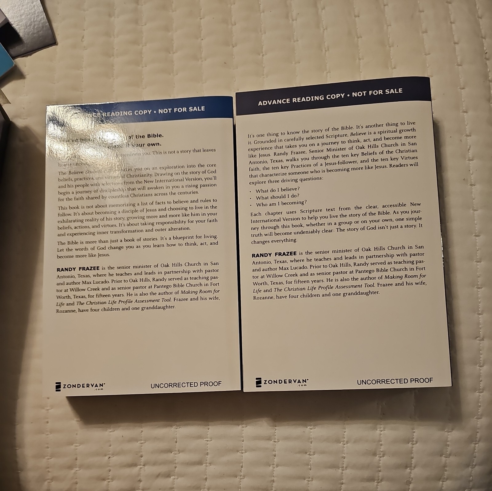 Believe: Church Resource Kit: Living the Story of the Bible – Zondervan