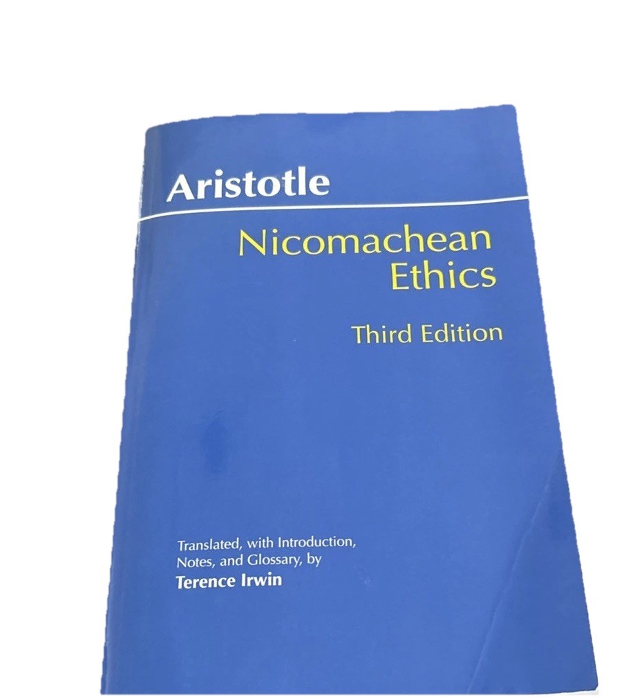Nicomachean Ethics Aristotle Third Edition 2022 Printing Good/Few Marks