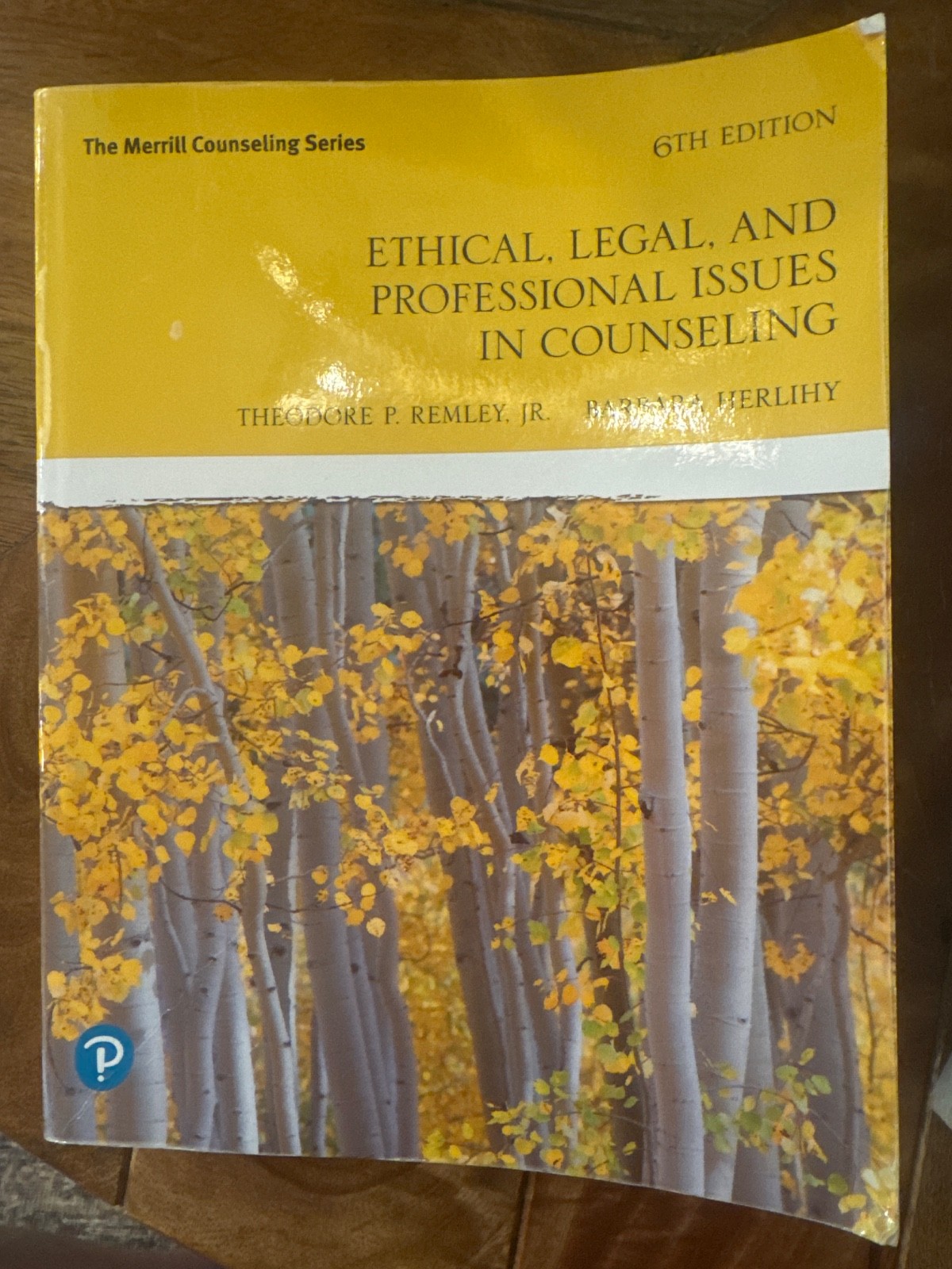 Ethical, Legal, and Professional Issues in Counseling by Barbara Herlihy and…