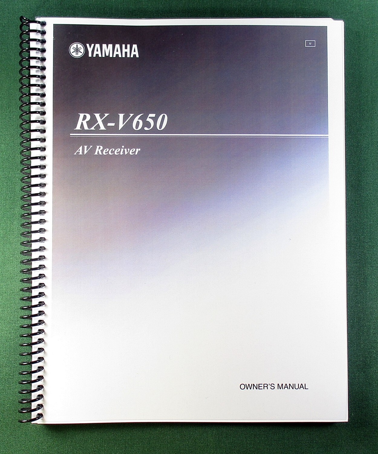 Yamaha RX-V650 Instruction Manual: 91 Pages & Protective Covers!