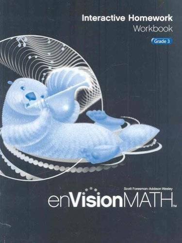 Envision Math: Interactive Homework Workbook, Grade 3 – Paperback – GOOD