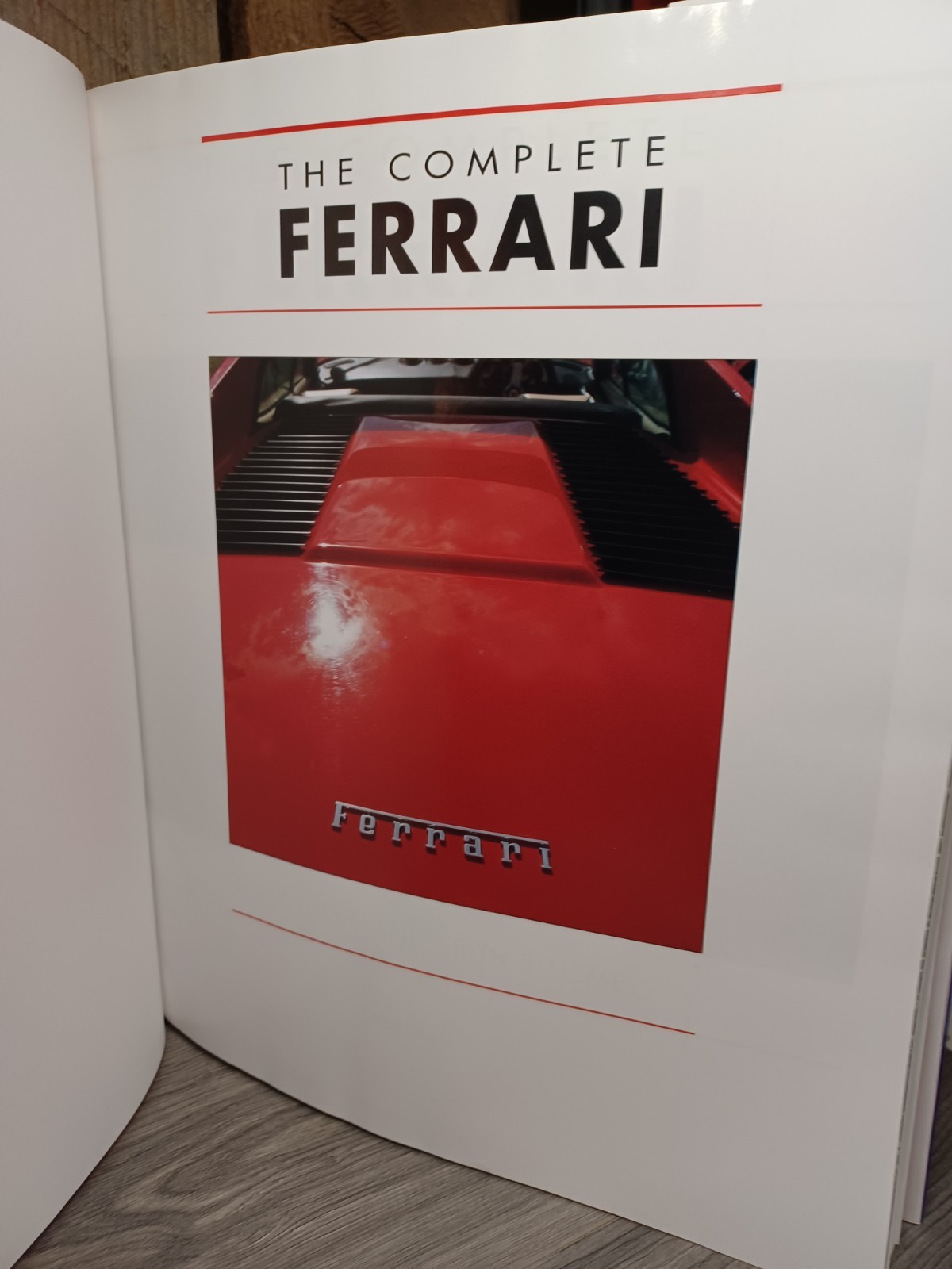 The Complete Ferrari by Roger Hicks Large Hardcover Collectible Vehicle Book