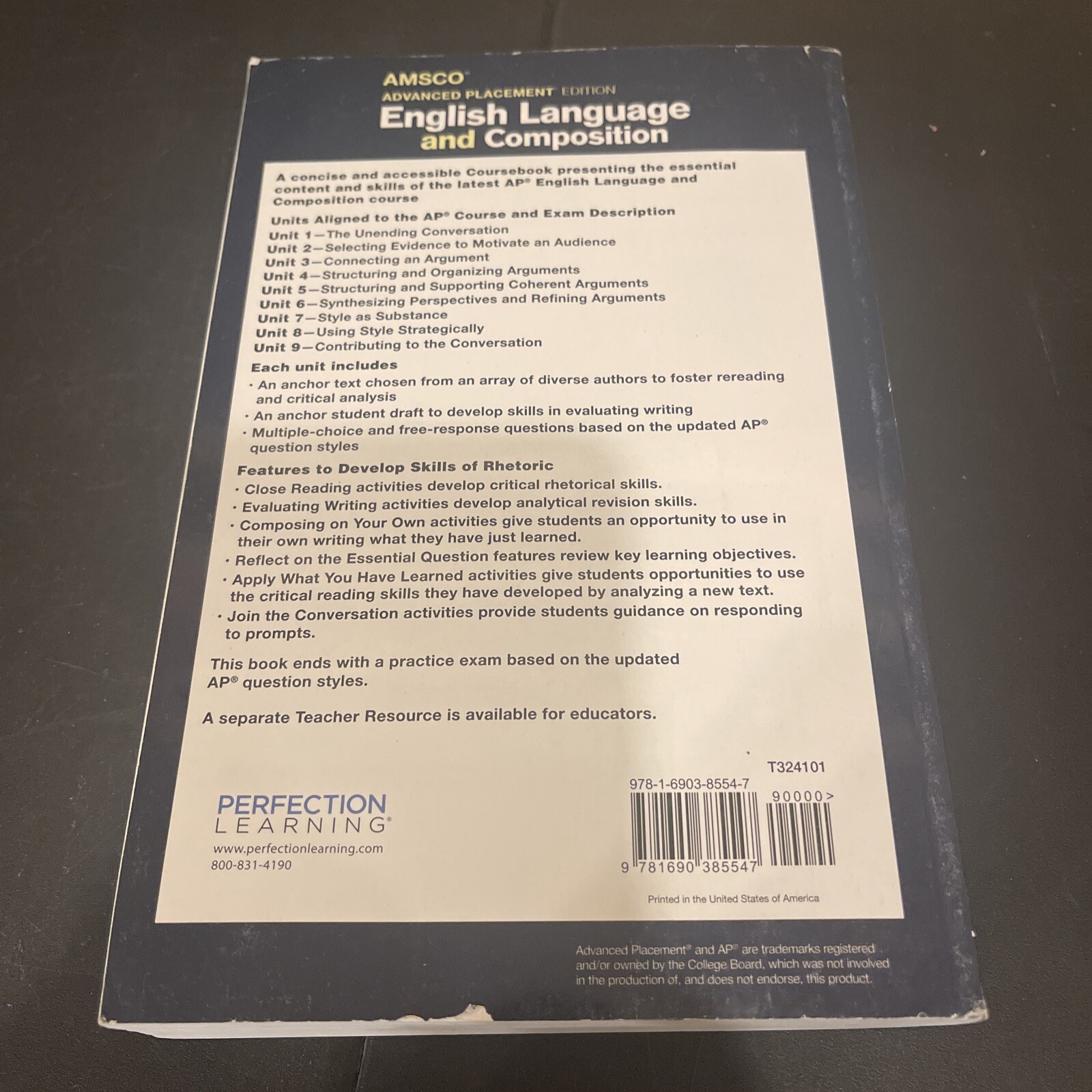 Advanced Placement English – Paperback, by Brandon Abdon; Timothy – Very Good