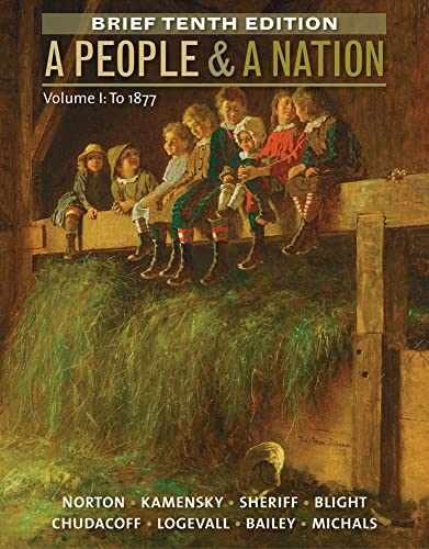 A People and a Nation, Volume I: – Paperback, by Norton Mary Beth; – Acceptable