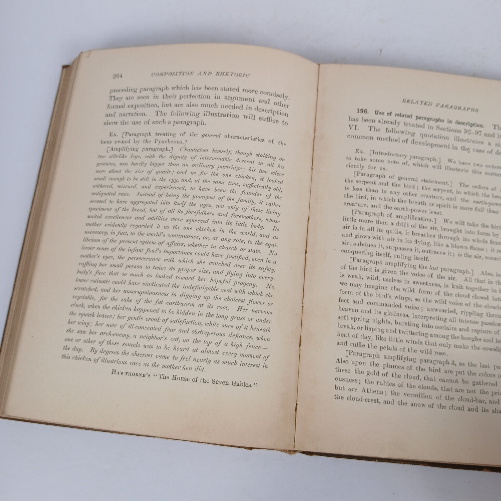 Vintage 1901 Composition and Rhetoric by Lockwood & Emerson Textbook Ginn & Co.