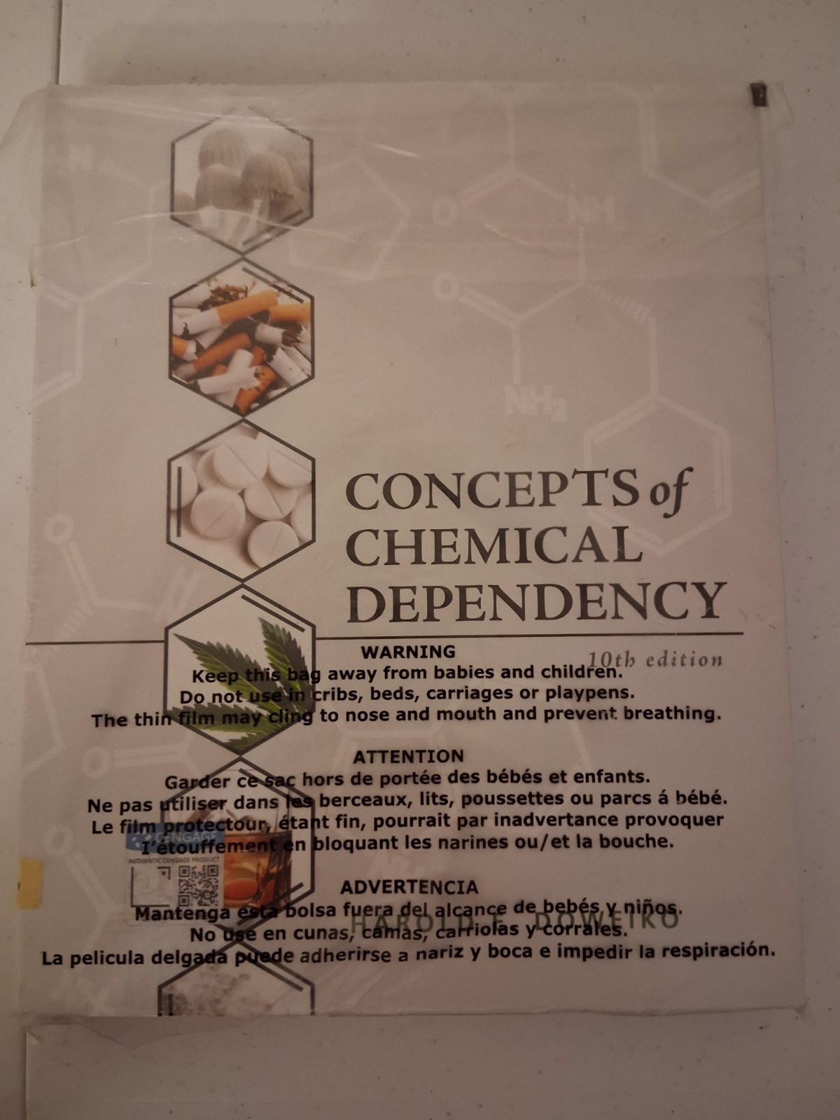 Concepts of Chemical Dependency 10th Edition Cengage Pback ISBN 9781337563451