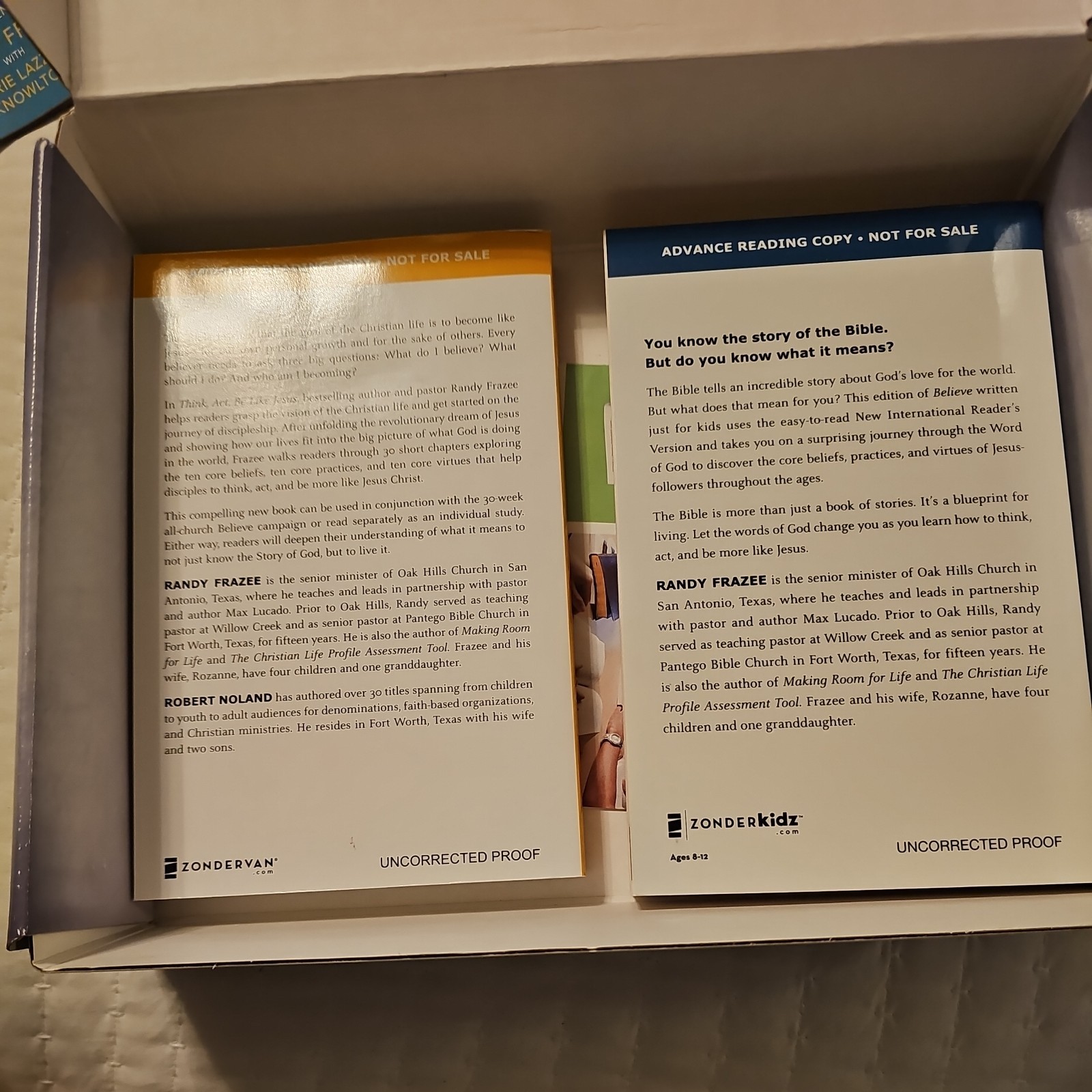 Believe: Church Resource Kit: Living the Story of the Bible – Zondervan